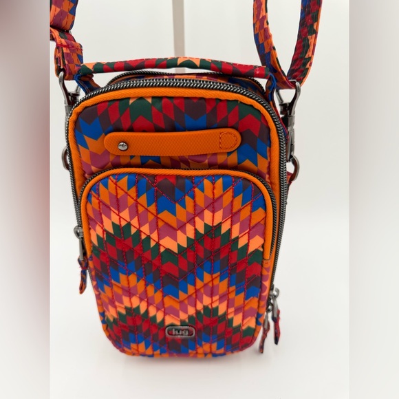 Lug Skeeter Mini B Crossbody Bag. Bargello Mountains Print. - Picture 4 of 14